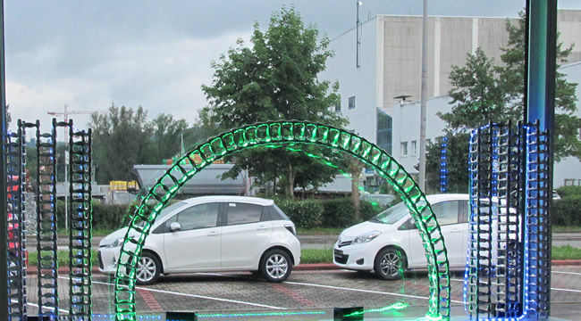 Kerzenpyramide