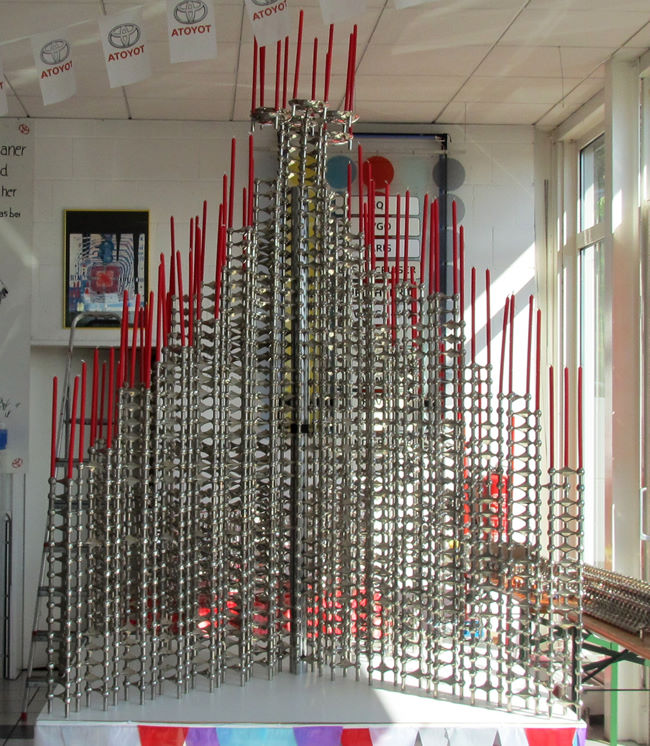 Kerzenpyramide