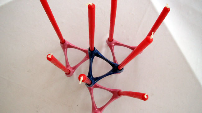 Kerzenpyramide