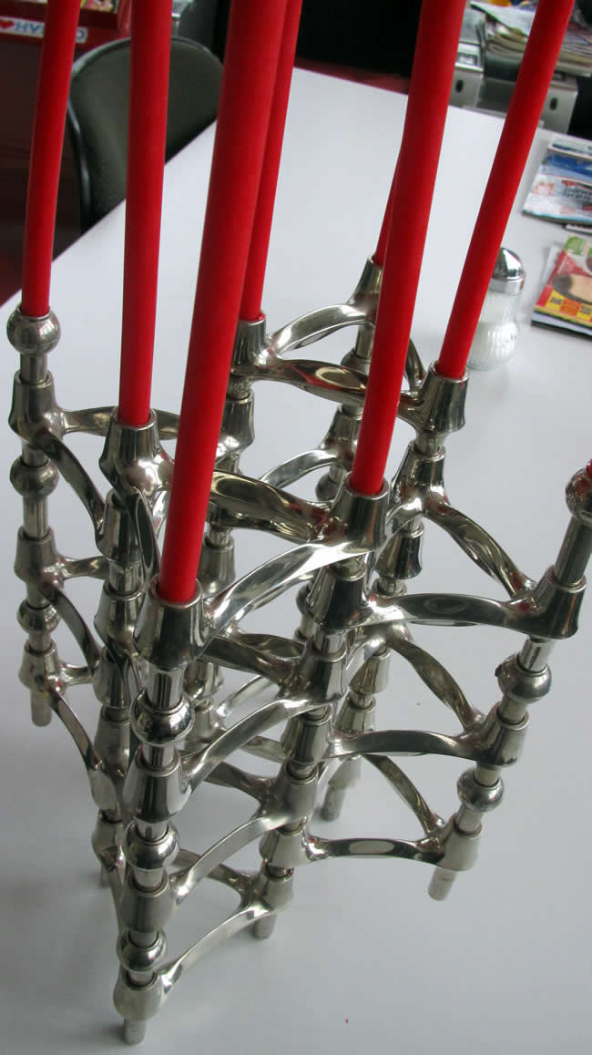 Kerzenpyramide