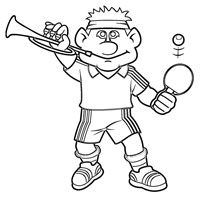 Der Tischtennisspieler